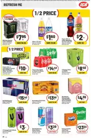 IGA catalogue week 42 Page 25: Fanta or Sprite €23,50, V Energy Drink €8,40