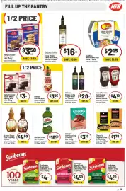 IGA catalogue week 42 Page 30: Heinz Tomato Ketchup or Barbecue Sauce €4,10, Bertolli Olive Oil €16,50