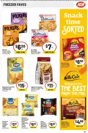 IGA catalogue week 42 Page 34: Ingham's Crumbed Chicken Tenders €11,00, McCain Pickers 230g Selected Varieties €6,20