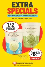 IGA catalogue week 42 Page 4: Streets Cremissimo Ice Cream 1 Litre €6,50