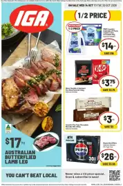 IGA catalogue week 42 Page 7: Mars, Nestlé or Snickers Fun Size Pack €3,75, Arnott's Tim Tam Chocolate Biscuits €3,00