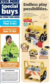 Aldi leaflet week 41 Page 10: EVEN MORE Special Endless play buys possibilities. IN STORE THIS WEEK Specialbuys in store