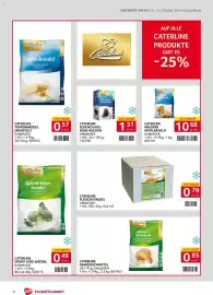 Transgourmet Flugblatt woche 43 Seite 16: Caterline Knusper Apfelradeln €10,68, Caterline Schokolade-Nuss-Kuchen €1,31