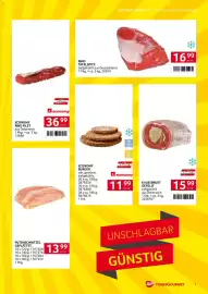 Transgourmet Flugblatt woche 43 Seite 3: Rind Tafelspitz €16,99, Putenschnitzel Geplättet €13,99