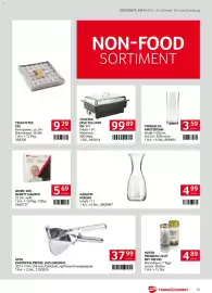 Transgourmet Flugblatt woche 43 Seite 35: Work-Inn Baretthauben €5,69, Karaffe Misura €4,99