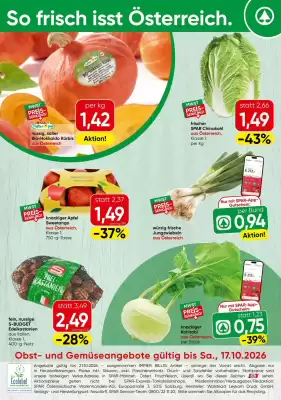Spar Flugblatt (gültig bis 17-10)