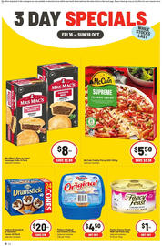 IGA catalogue Page 2: Peters Original Ice Cream €4,50, Purina Fancy Feast Wet Cat Food €1,00