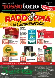 Volantino Rossotono Carrefour Pagina 1: Latte UHT parzialmente scremato Granarolo €0,79, Pecorino Romano DOP €1,25