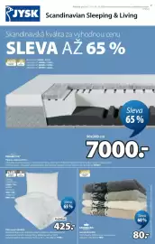 JYSK leták Strana 1: RUČNÍK MALUNG €80,00, DREAMZONE Pěnová matrace TREA €7.000,00