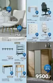 JYSK leták Strana 11: PSACÍ STŮL TRAPPEDAL €1.000,00, ŠATNÍ SKŘÍŇ VEDDE €9.500,00