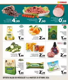 Volantino Conad City settimana 42 Pagina 2: Prosciutto crudo Martelli €2,49, Parmareggio Parmigiano Reggiano Gran Terre €1,65