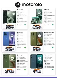 Volantino Unieuro Pagina 10: Motorola razr 70 €849,90, Moto g15 power €219,90