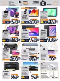 Volantino Unieuro Pagina 16: HP Smart Tank 5106 €159,99, Ioplee 24" Full HD IPS Ultra Slim Monitor €79,99
