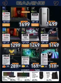 Volantino Unieuro Pagina 17: Tastiera meccanica rgb a filo €49,99, Tastiera meccanica wireless RGB + poggiapolsi €59,99
