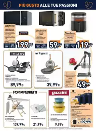 Volantino Unieuro Pagina 22: Pedrini batteria 8 pezzi moon stone plus €89,99, Tognana Tris Padele Wood €39,99