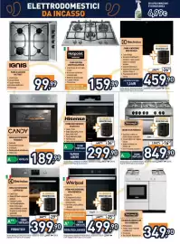 Volantino Unieuro Pagina 27: Hisense forno multifunzione €299,90, Piano cottura Hotpoint Ariston €159,99