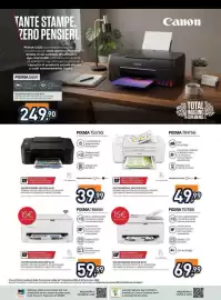 Volantino Unieuro Pagina 37: Pixma TR4756i €49,99, Pixma TS3750i €39,99