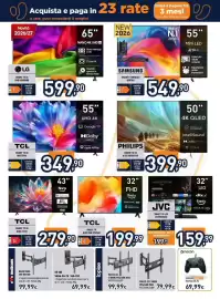 Volantino Unieuro Pagina 5: Pro 32-55 2 snodi €79,99, Supporto da muro doppio braccio per tv €69,99