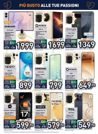 Volantino Unieuro Pagina 7: Samsung Galaxy S26 FE €799,00, Honor Magic V6 €1.699,00