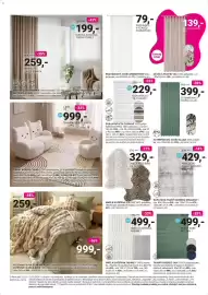 Möbelix leták Strana 14: Naplocho tkaný koberec melange 1 €429,00, Ice Cat umělá kožešina €329,00
