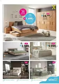 Möbelix leták Strana 9: Čalouněná postel Orinoco €9.999,00, Čalouněná postel ferama €14.990,00
