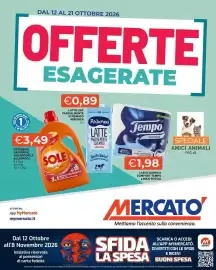 Volantino Mercatò Pagina 1: Carta igienica comfort Tempo €1,98