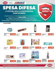 Volantino Mercatò Pagina 6: Olio extravergine di oliva €4,99, Fette biscottate al malto d'orzo Selex €1,29