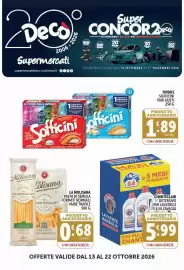 Volantino Deco Supermercati Pagina 1: La Molisana pasta di semola €0,68, Sofficini Findus €1,89