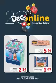 Volantino Deco Supermercati Pagina 29: Rocchetta acqua minerale naturale €2,94, Rio mare tonno filo d'olio €5,69