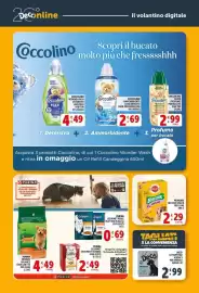 Volantino Deco Supermercati Pagina 40: Coccolino ammorbidente concentrato €2,69, Pedigree Biscrok Multi Mix €2,29