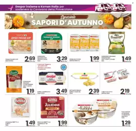 Volantino Eurospar settimana 42 Pagina 11: Panna da cucina €1,99, FORMAGGIO GRAN MIX CUCINA FERRARI GRATTUGIATO 100G €1,19