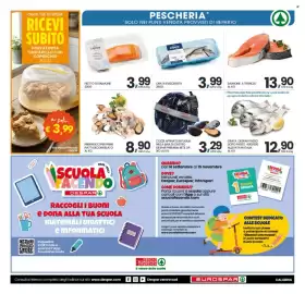 Volantino Eurospar settimana 42 Pagina 16: Orata Eviscerata €3,99, SALMONE A TRANCIO AL KG €13,90