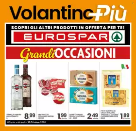 Volantino Eurospar settimana 42 Pagina 17: CORNETTI MISURA PRIVOLAT/ INTEGRALI €2,49, Pasta all'uovo De Cecco €1,89