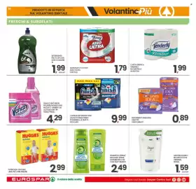 Volantino Eurospar settimana 42 Pagina 20: ASCIUGATUTTO FOXY €1,79, SAPONE LIQUIDO RICARICA DOVE ORIGINAL 500ML €1,59
