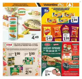 Volantino Eurospar settimana 42 Pagina 24: DADI STAR VARI TIPI X10 €1,00, Fonzies BBQ/Paprika Multipack X7 - 165G €1,99