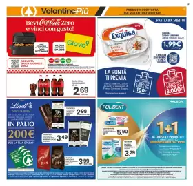 Volantino Eurospar settimana 42 Pagina 25: Coca Cola classica, zero €2,69, Polident €3,29