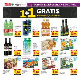 Volantino Eurospar settimana 42 Pagina 4: PROSECCO DOC DELIAS EXTRA DRY/BRUT €6,99, Gratinati di merluzzo FINDUS €5,99