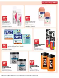 Catalogue Auchan page 11: Rexona Déodorant Spray Femme Maximum Protection, Colgate Brosse à dents SlimSoft Charbon €2,00