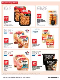 Catalogue Auchan page 2: Le Gaulois Lardons de Volaille Fumés €2,49, Le Gaulois Jambon de Poulet €2,99