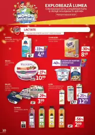 Catalog Auchan Pagină 10: Olympus smântână pentru gătit €4,49, Delaco mascarpone €10,99