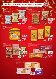 Catalog Auchan Pagină 15: Auchan tortilla chips diverse sortimente €8,99, Auchan sos salsa cu brânză €7,99