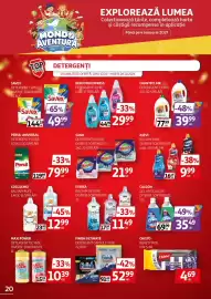 Catalog Auchan Pagină 20: Finish detergent capsule vase €52,99, Calgon gel anticarcal €35,49