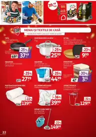 Catalog Auchan Pagină 22: Aquaphor set cană time 2,5l €44,99, Cratiță din inox cu capac €25,99