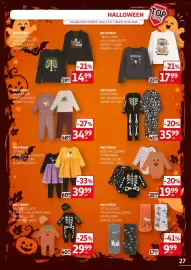 Catalog Auchan Pagină 27: Inextenso pijama print halloween copii €35,99, Inextenso tricou print halloween fetițe €17,99