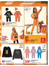 Catalogue Auchan | Halloween page 11: INEXTENSO DEGUISEMENT BÉBÉ €12,99, INEXTENSO DORS BIEN + BONNET €8,99