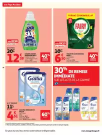 Catalogue Auchan | Halloween page 18: Gallia Calisma Croissance 3 €15,78, FAIRY TABLETTE LAVE VAISSELLE €6,30