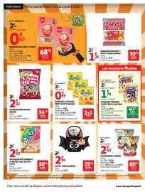 Catalogue Auchan | Halloween page 4: Kinder HAPPY SNACK €2,99, KREMA BONBONS RED'DINGUE €2,63