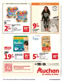 Catalogue Auchan | Halloween page 64: RichesMonts Raclette L'Originale €5,19, PYJAMA ENFANT HALLOWEEN €9,99