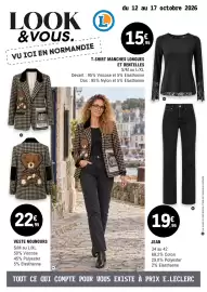 Catalogue E.Leclerc | Look&Vous page 3: JEAN €19,95, LOOK & VOUS. VESTE NOUPOURS €22,95