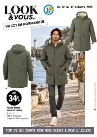 Catalogue E.Leclerc | Look&Vous page 7: LOOK & VOUS PARKA HOMME DOUBLÉE SHERPA €34,95
